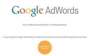 Google AdWords Certified Individual