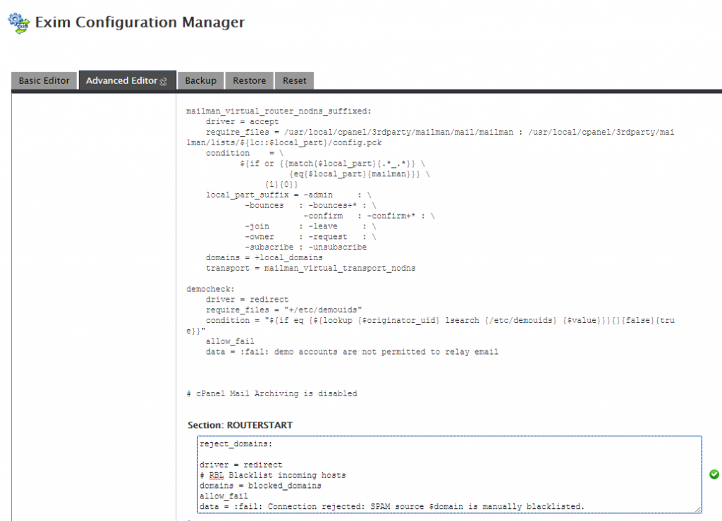 ModServ-Blog-Exim-Advanced-Editor-WHM-Code